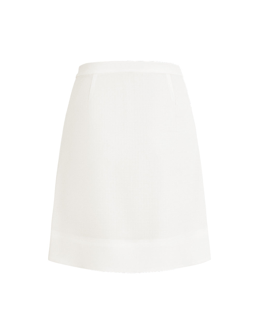 MARYLING White Minimalist Silhouette Skirts