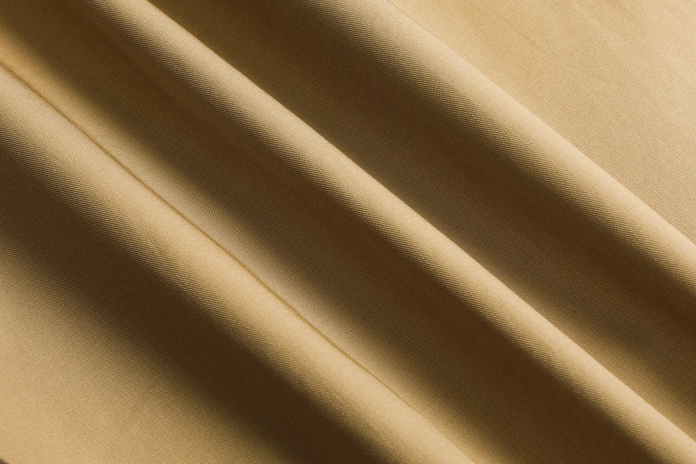 MARYLING Vintage‑Inspired Khaki Coat with Waist Belt