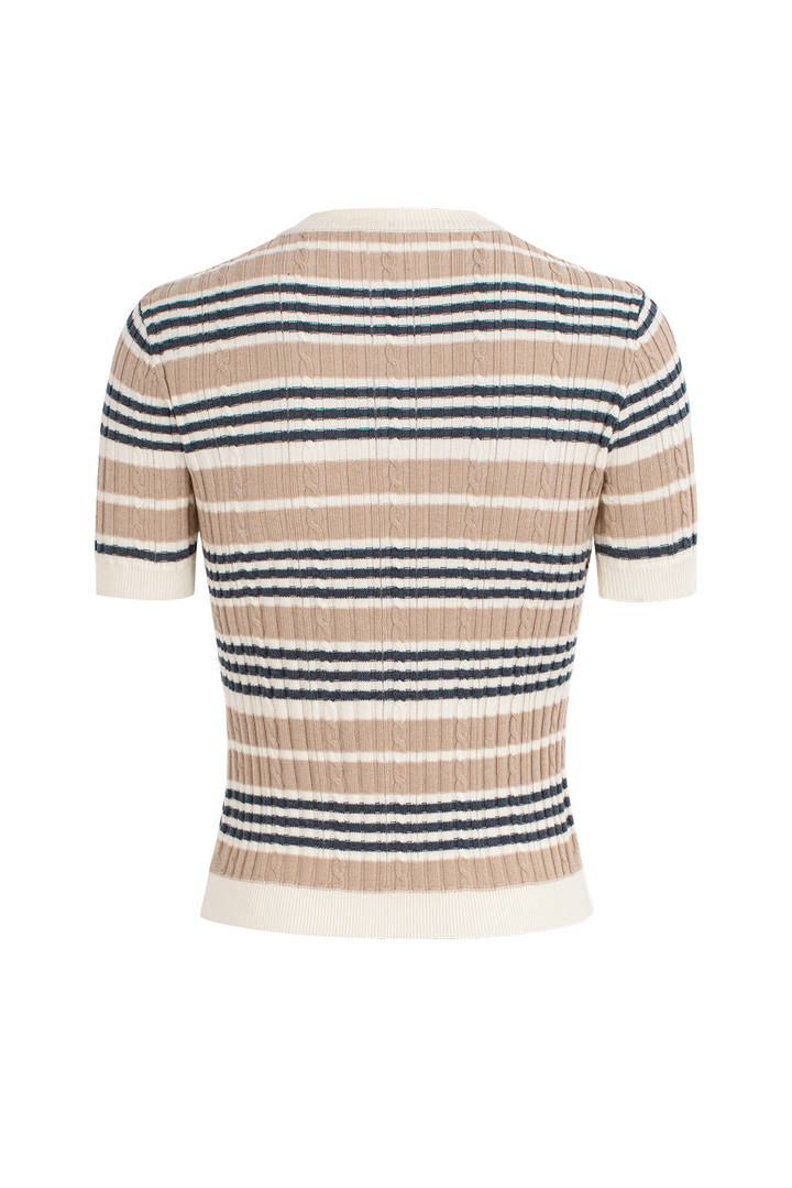 MARYLING Classic Stripe Knit Top | Timeless Style