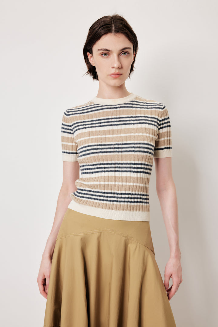 MARYLING Classic Stripe Knit Top | Timeless Style