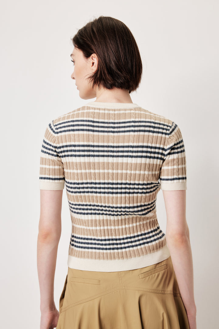 MARYLING Classic Stripe Knit Top | Timeless Style