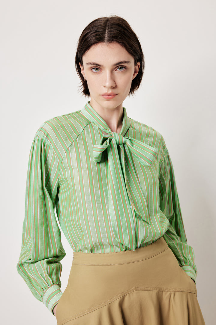 MARYLING Timeless Striped Blouse Classic Design