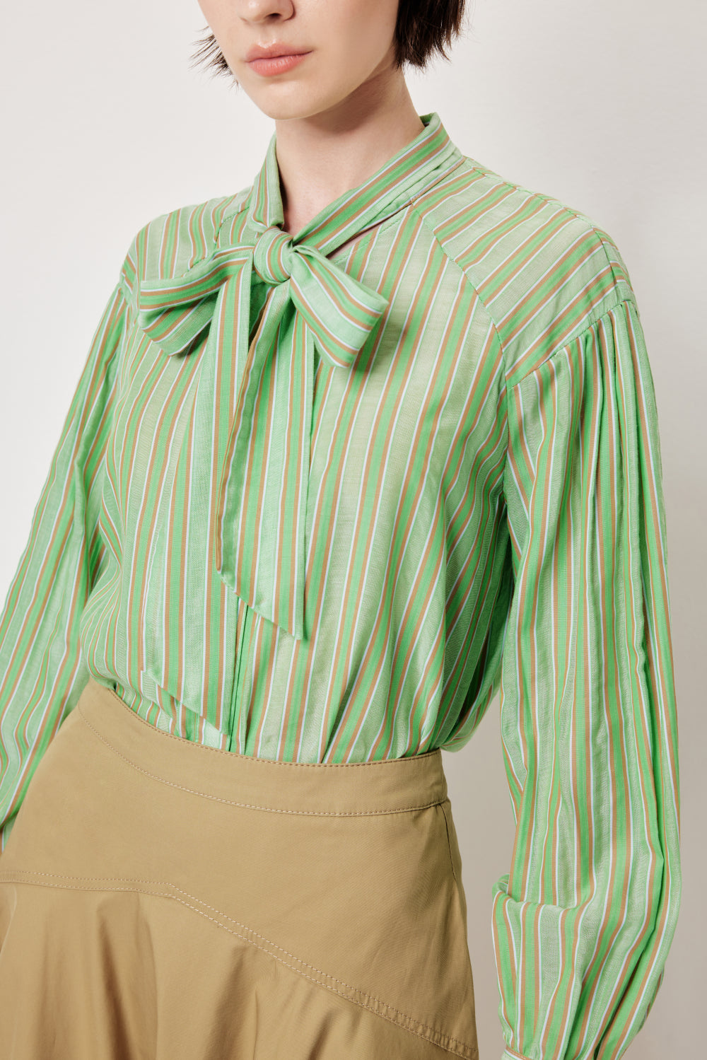 MARYLING Timeless Striped Blouse Classic Design