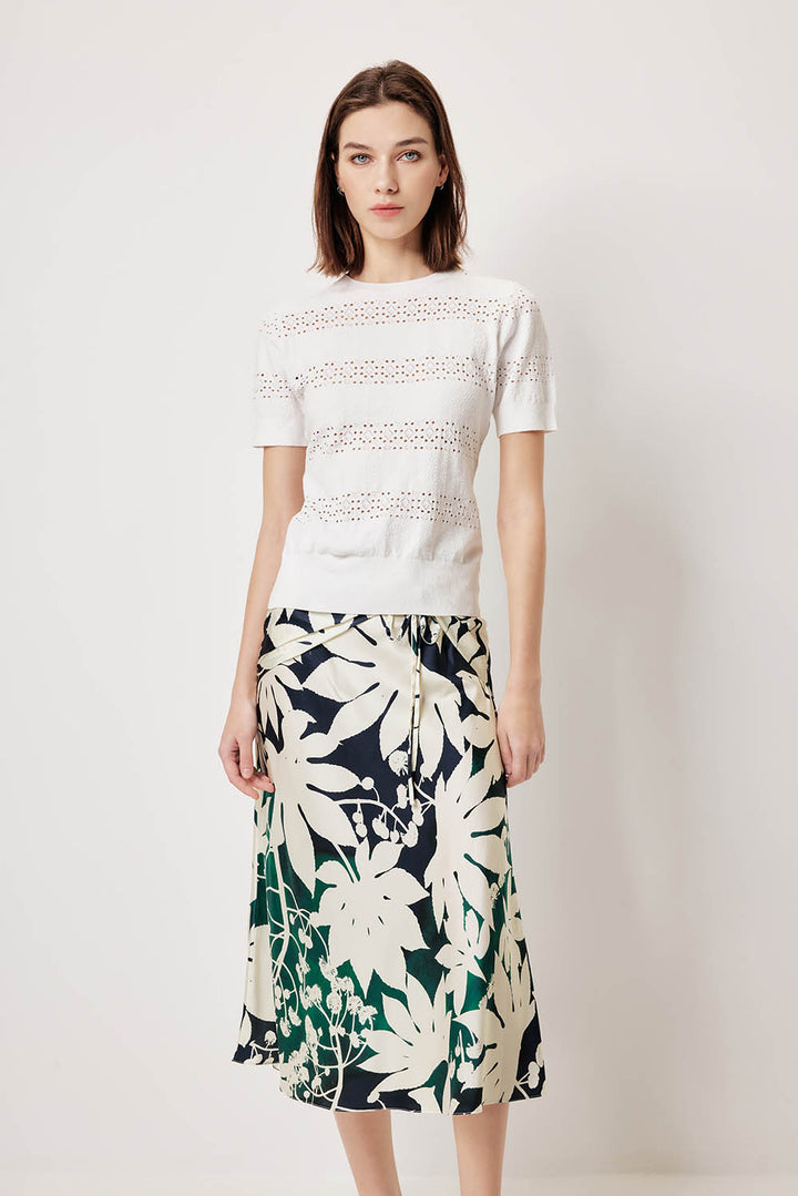 MARYLING Pure White Cloud-Knit Shirts