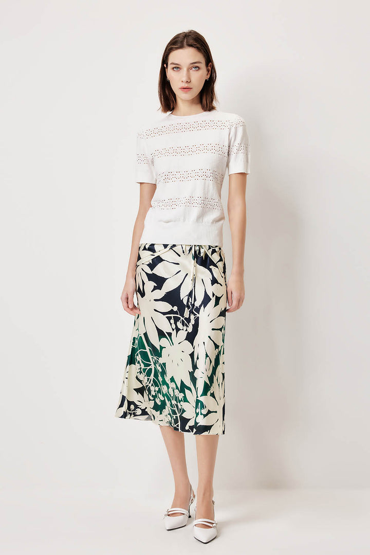MARYLING Pure White Cloud-Knit Shirts