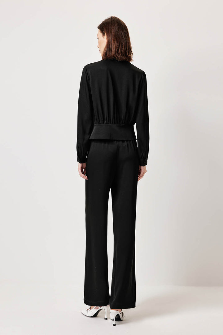 MARYLING Precision-Tailored Waist-Defined Blouses