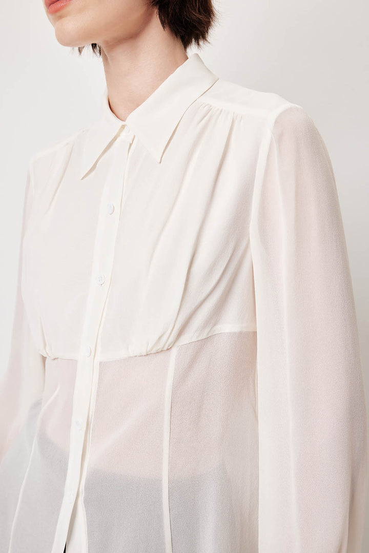 MARYLING Luminous Silk Relaxed Tops