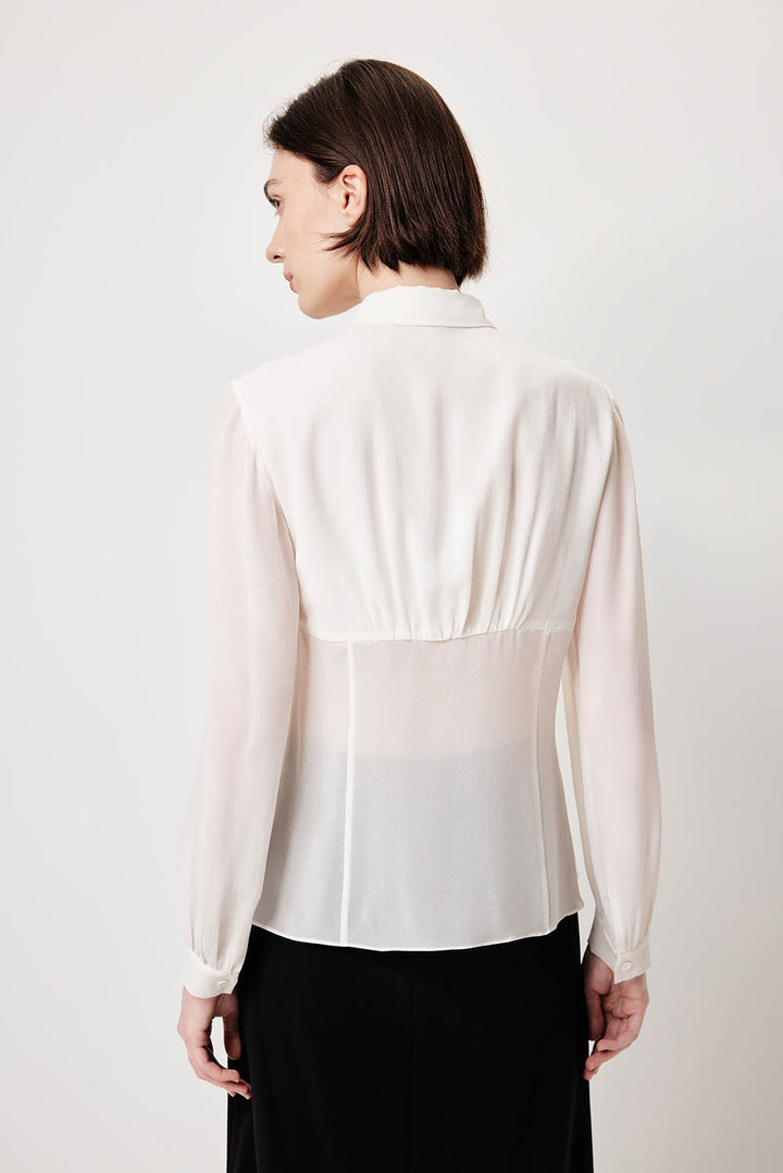 MARYLING Luminous Silk Relaxed Tops
