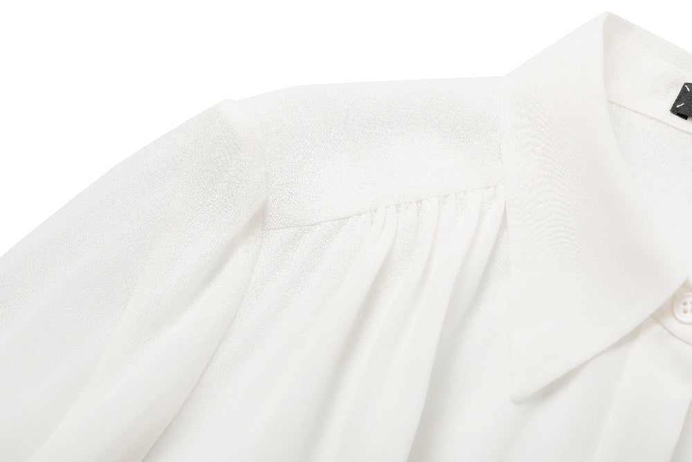 MARYLING Luminous Silk Relaxed Tops