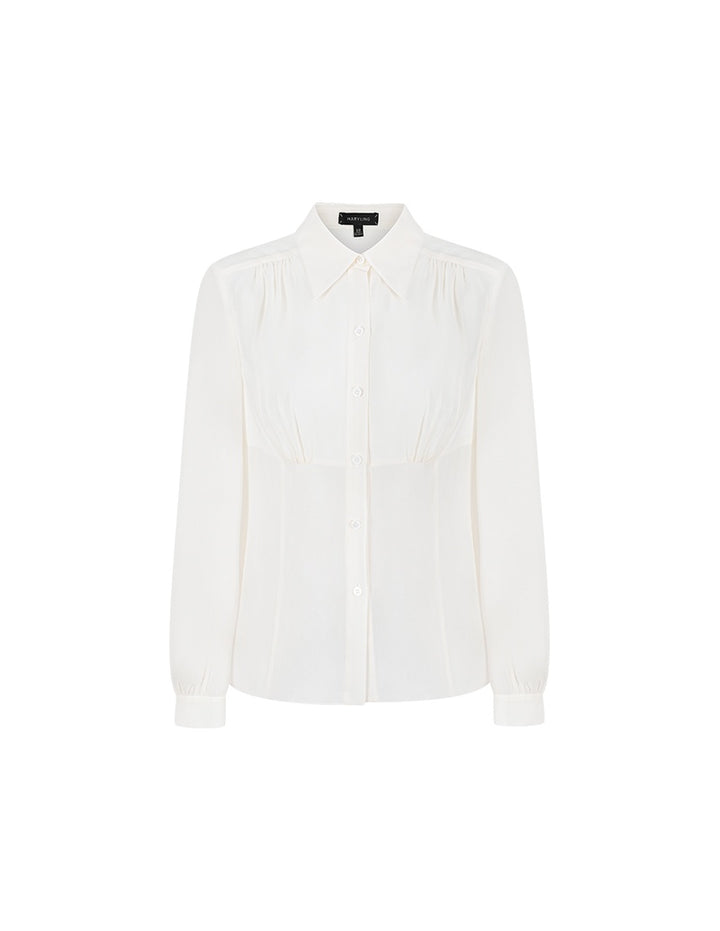 MARYLING Luminous Silk Relaxed Tops