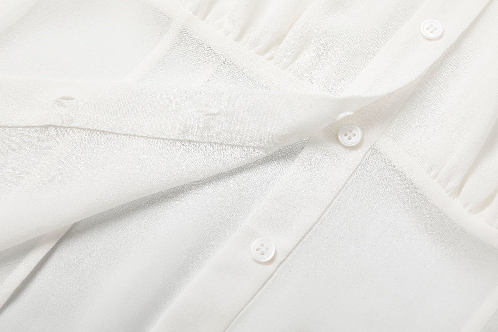 MARYLING Luminous Silk Relaxed Tops