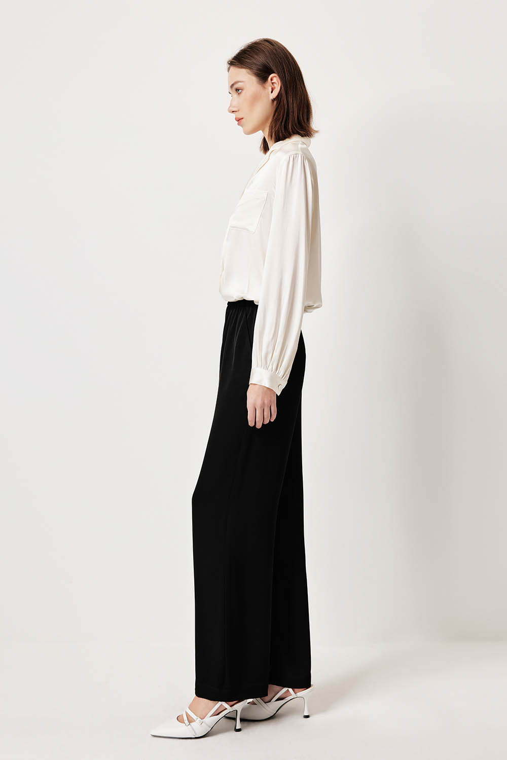 MARYLING Effortless Ivory Relaxed Blouses