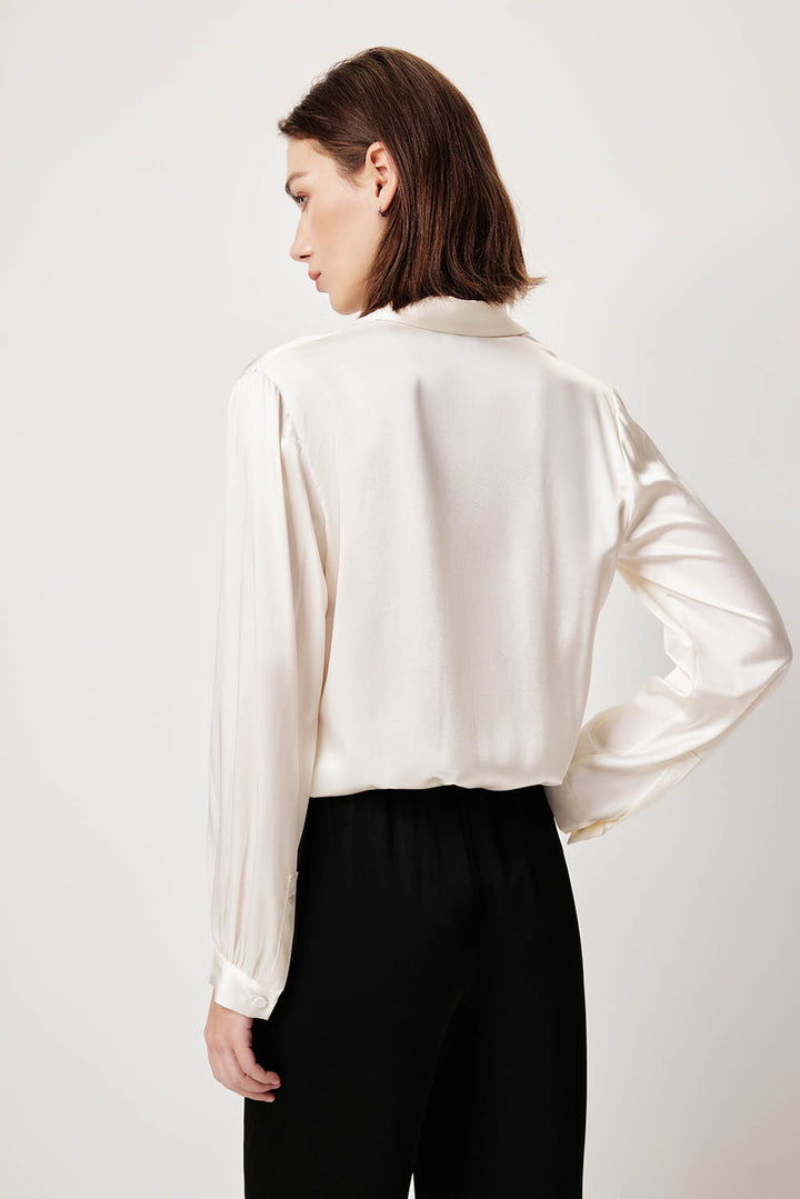 MARYLING Effortless Ivory Relaxed Blouses