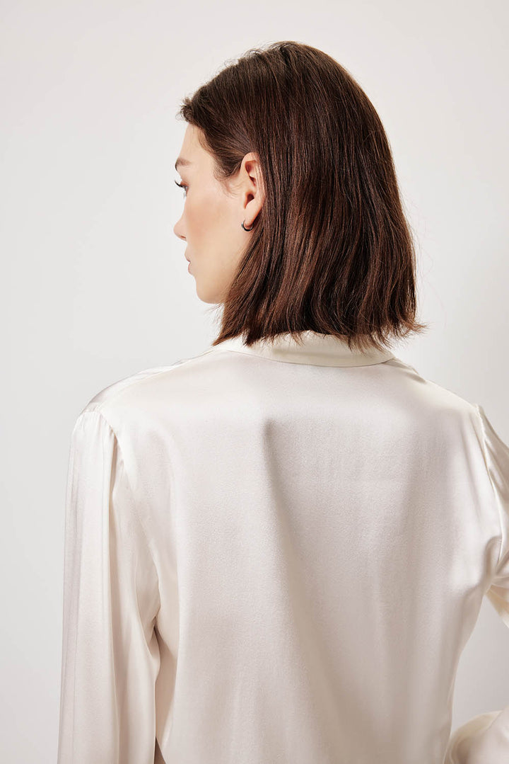 MARYLING Effortless Ivory Relaxed Blouses