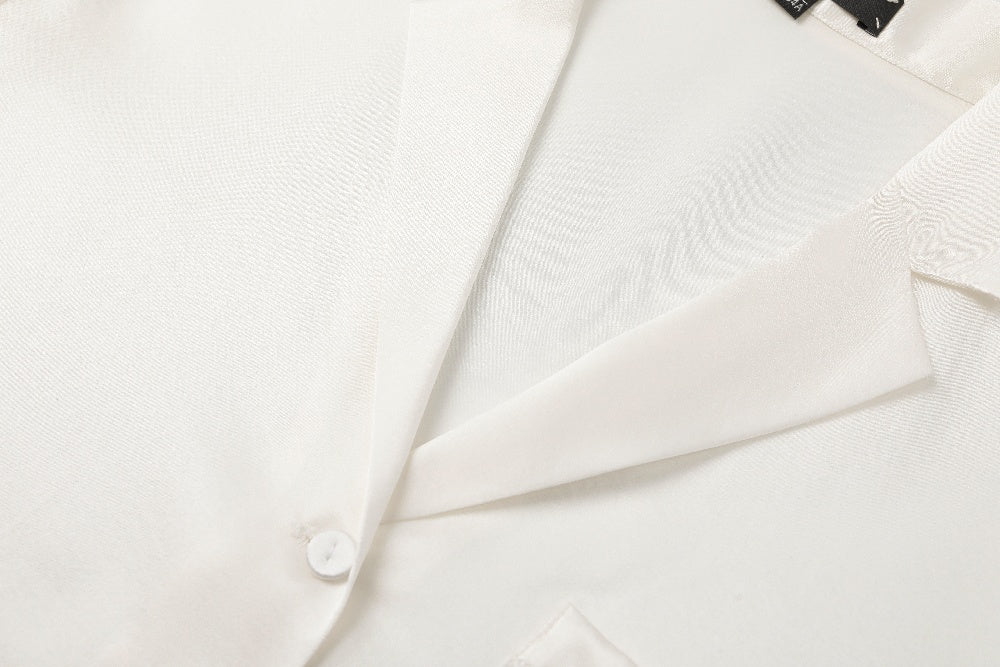 MARYLING Effortless Ivory Relaxed Blouses