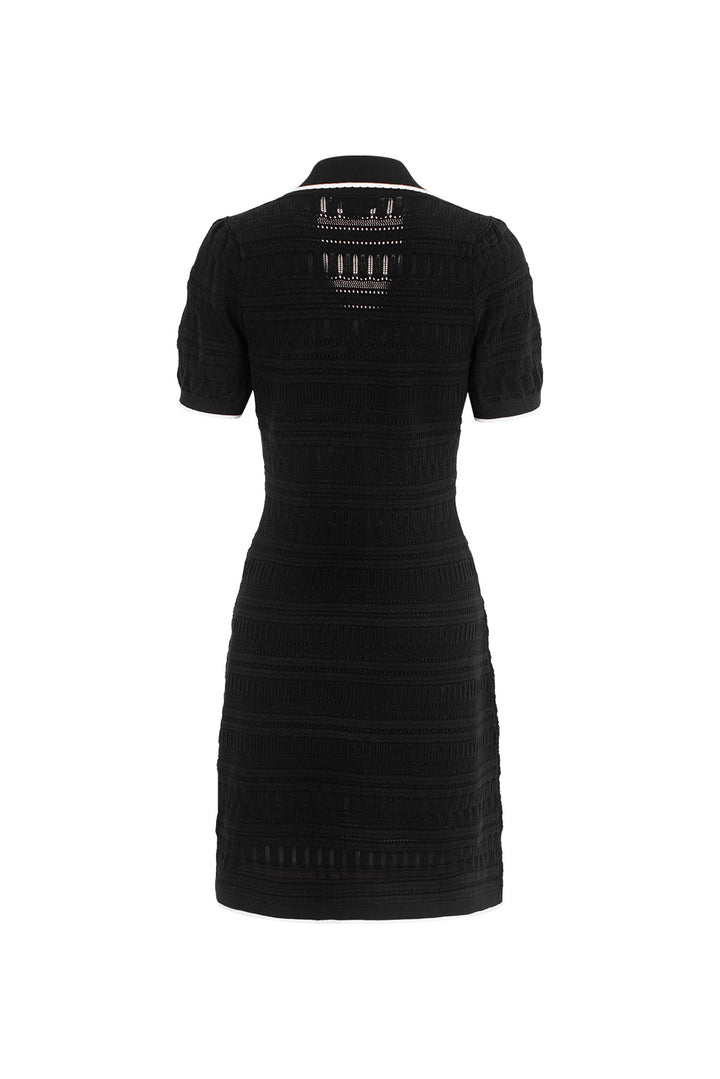 MARYLING Asymmetric Pleated Knit Dresses