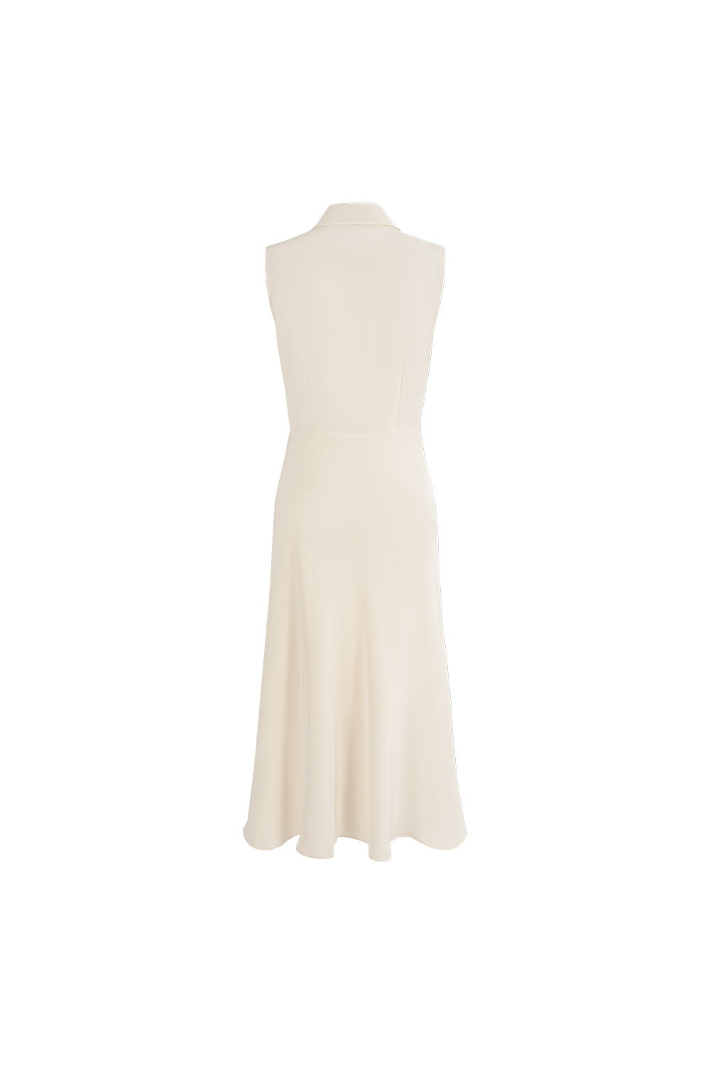 MARYLING Cream White Tailored Midi Dresses
