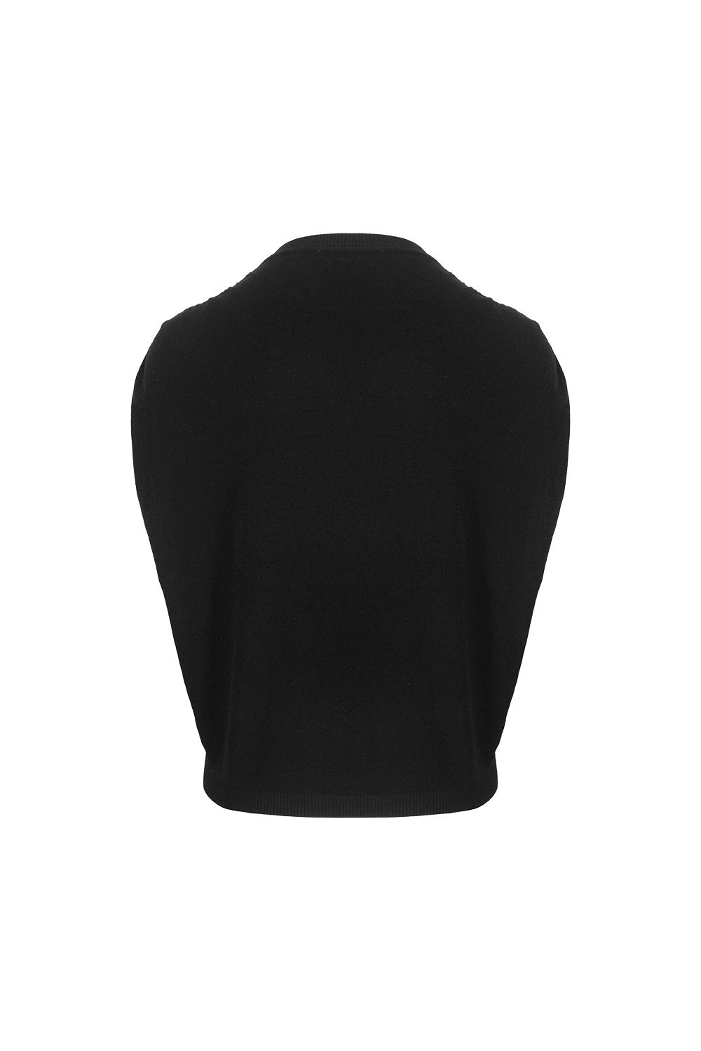 MARYLING Pure Black Cozy Knit Tops