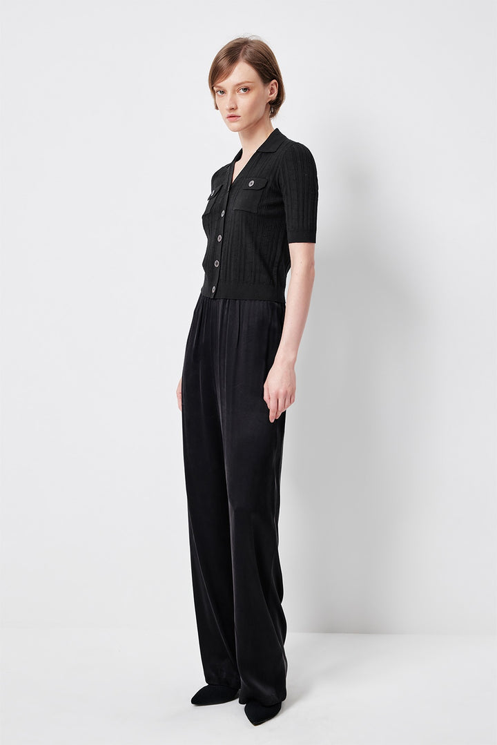 MARYLING Cropped Tailored-Fit Knit Cardigans