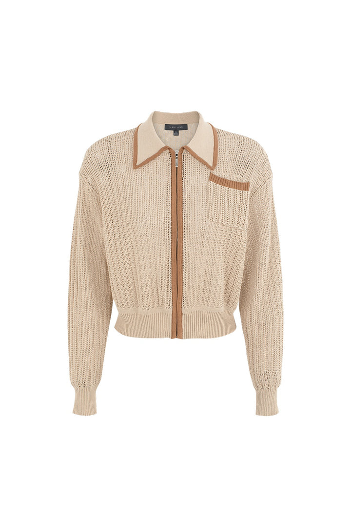 MARYLING Sculpted Rib Knit Cardigans