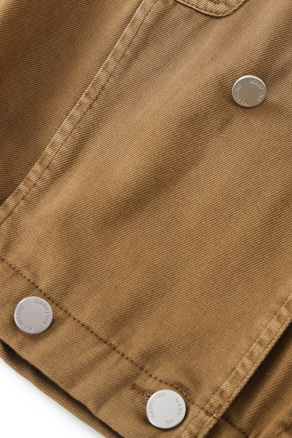 MARYLING Nomad Yellow Washed Denim Jackets