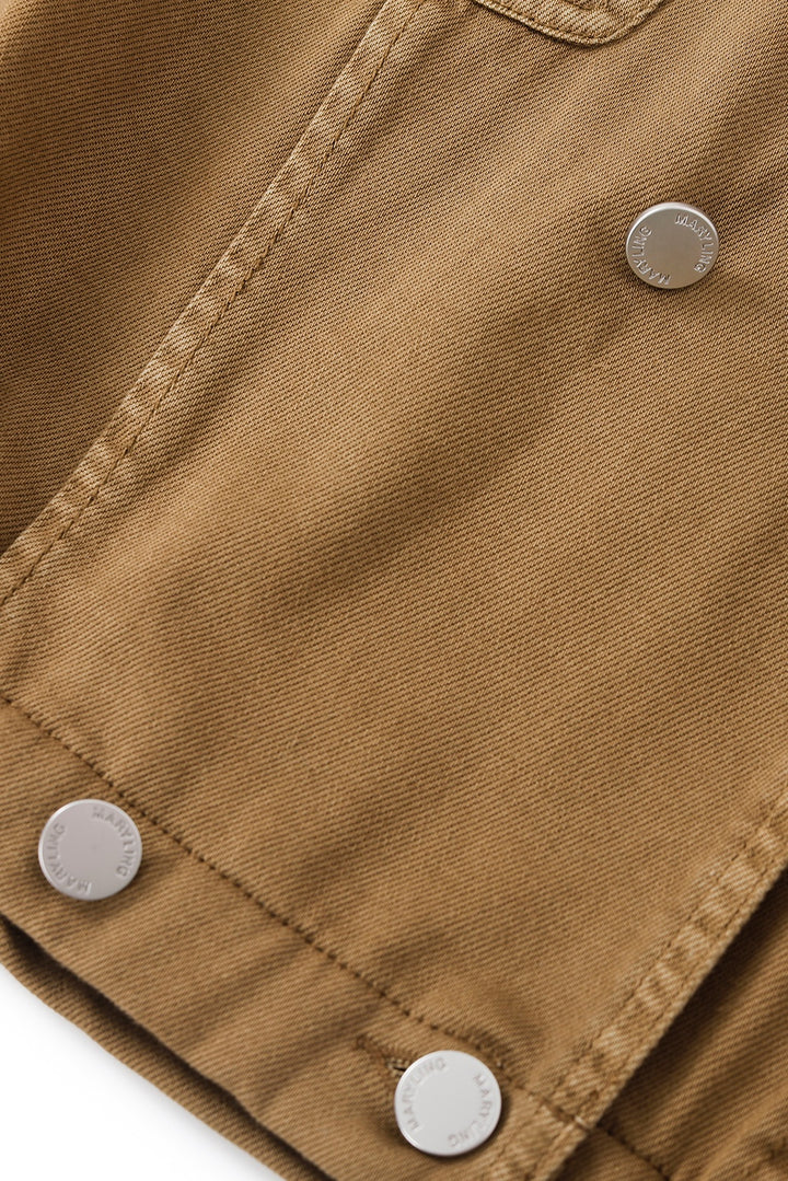 MARYLING Nomad Yellow Washed Denim Jackets