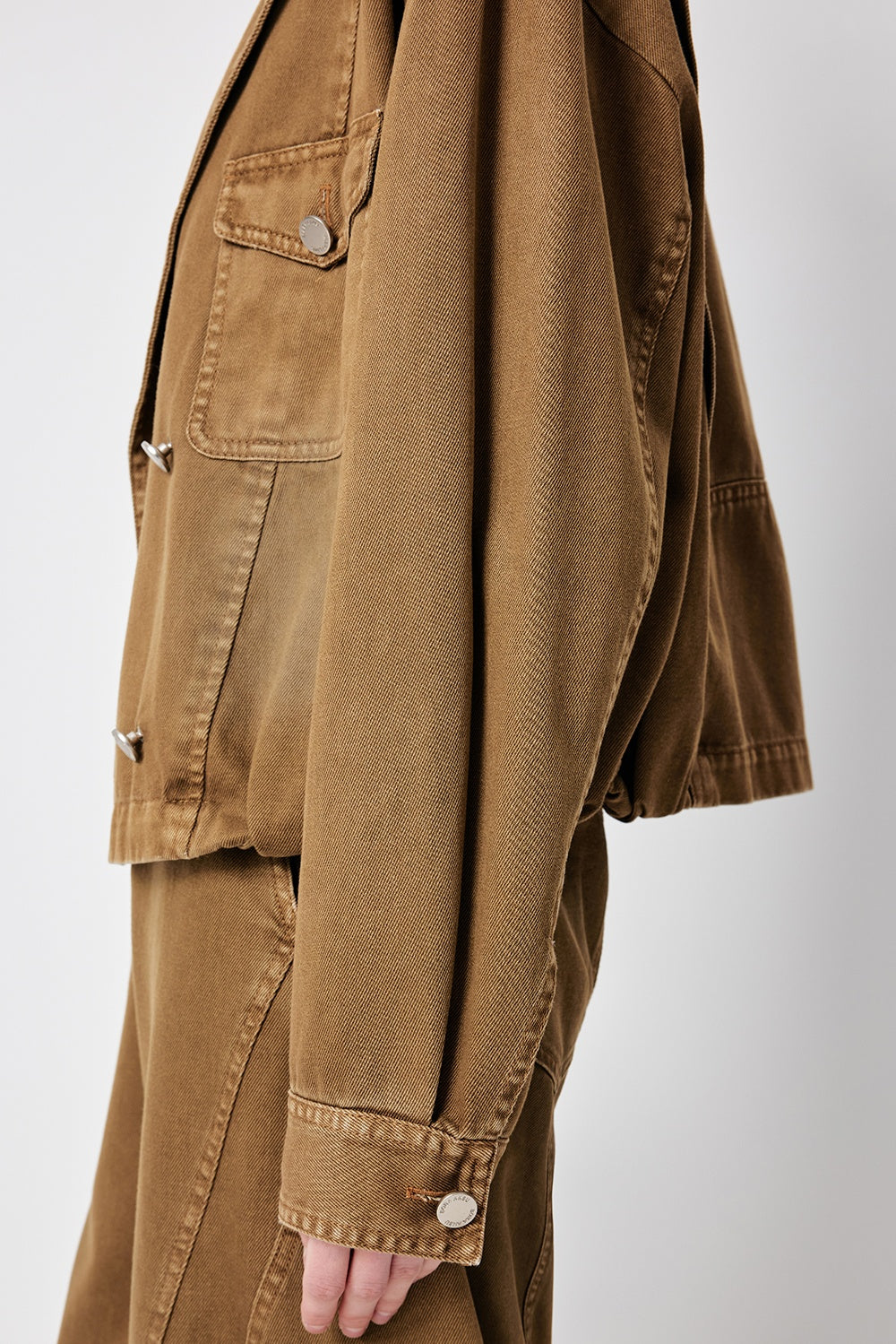 MARYLING Nomad Yellow Washed Denim Jackets