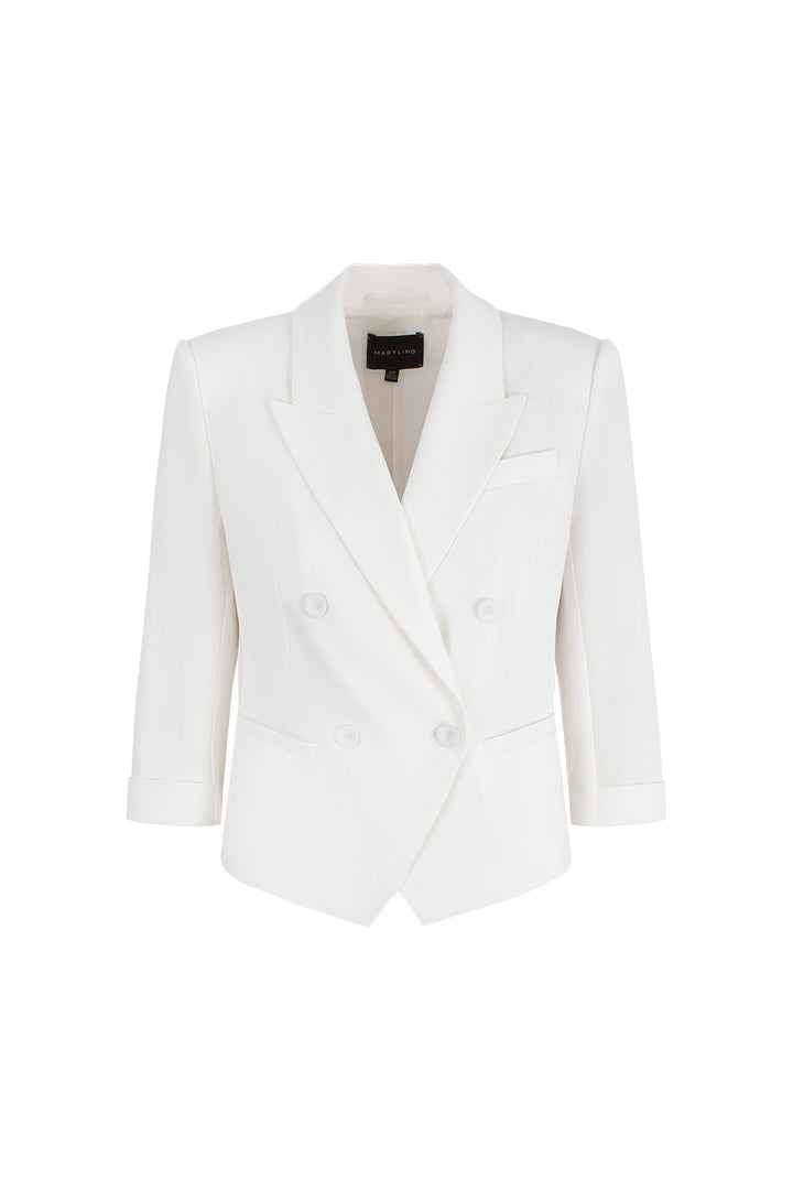 MARYLING Sculpted Cropped Blazers