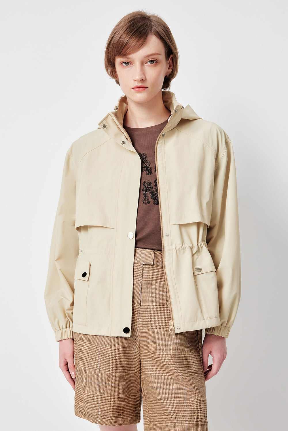 MARYLING Cream Relaxed-Fit Blazers
