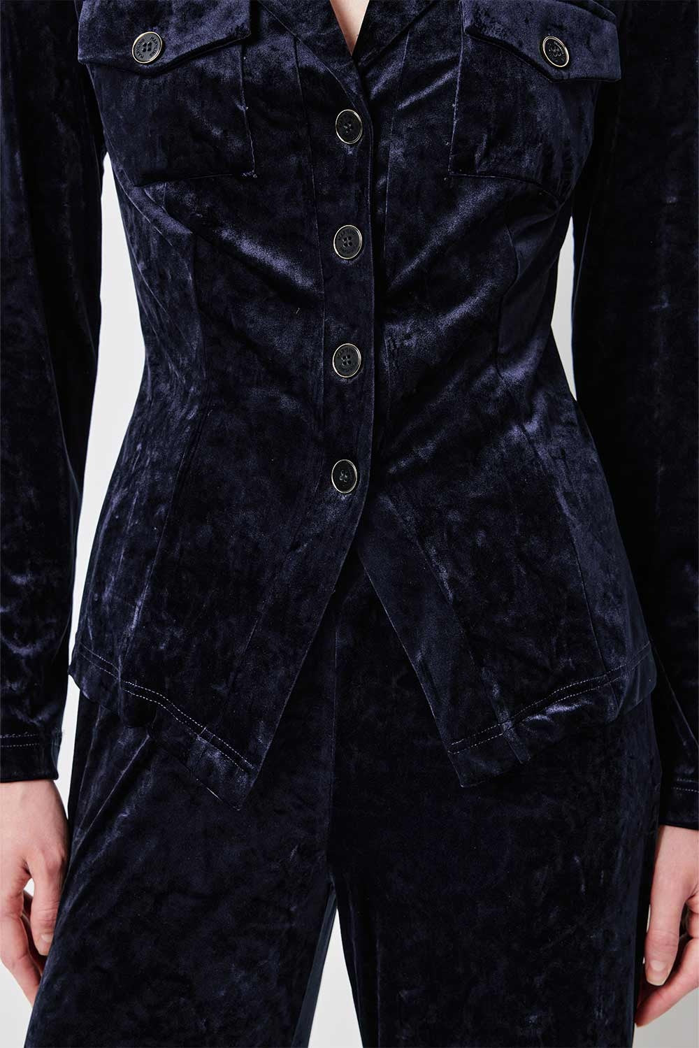 MARYLING Midnight Sculpted Contour Blouses