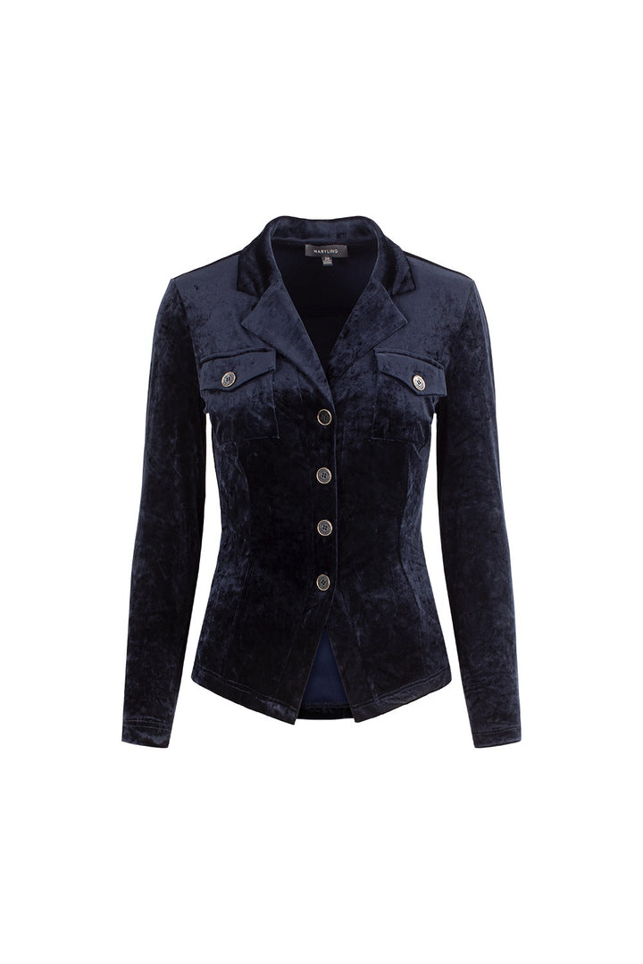 MARYLING Midnight Sculpted Contour Blouses