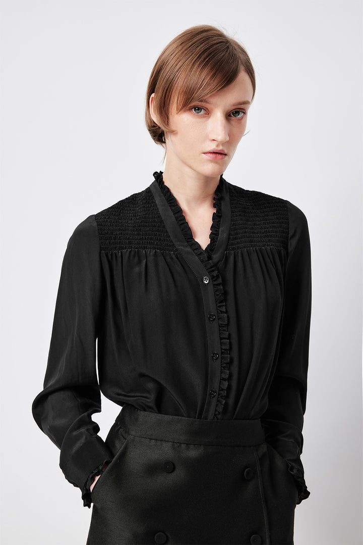 MARYLING Sculpted Silhouette Woven Blouses