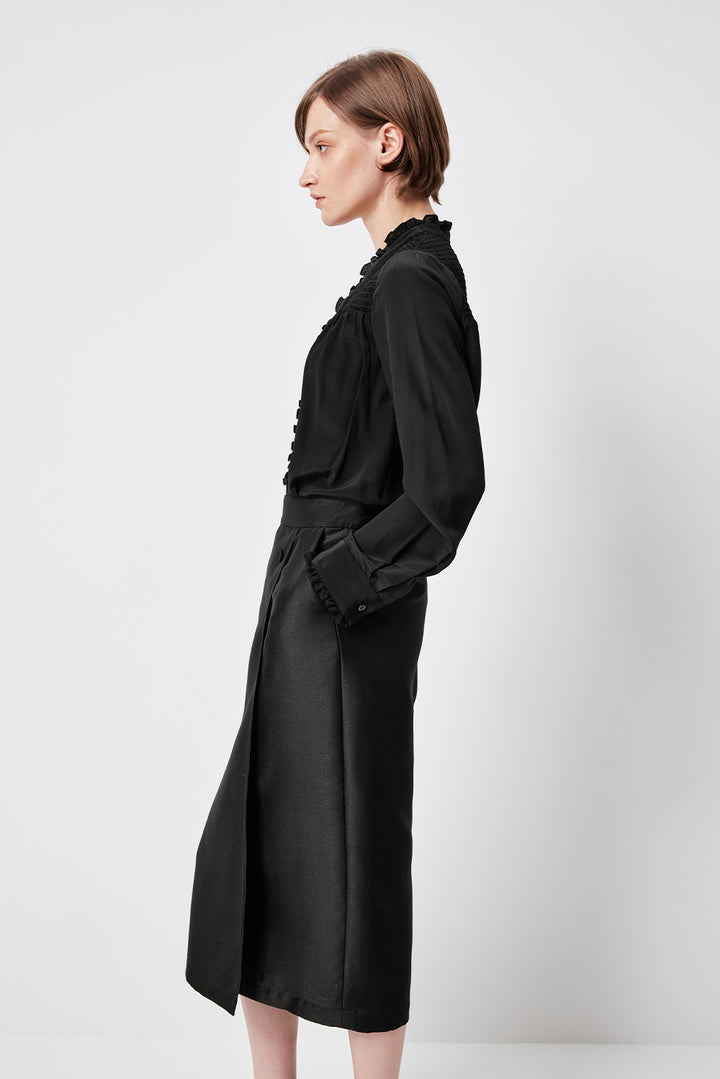 MARYLING Sculpted Silhouette Woven Blouses