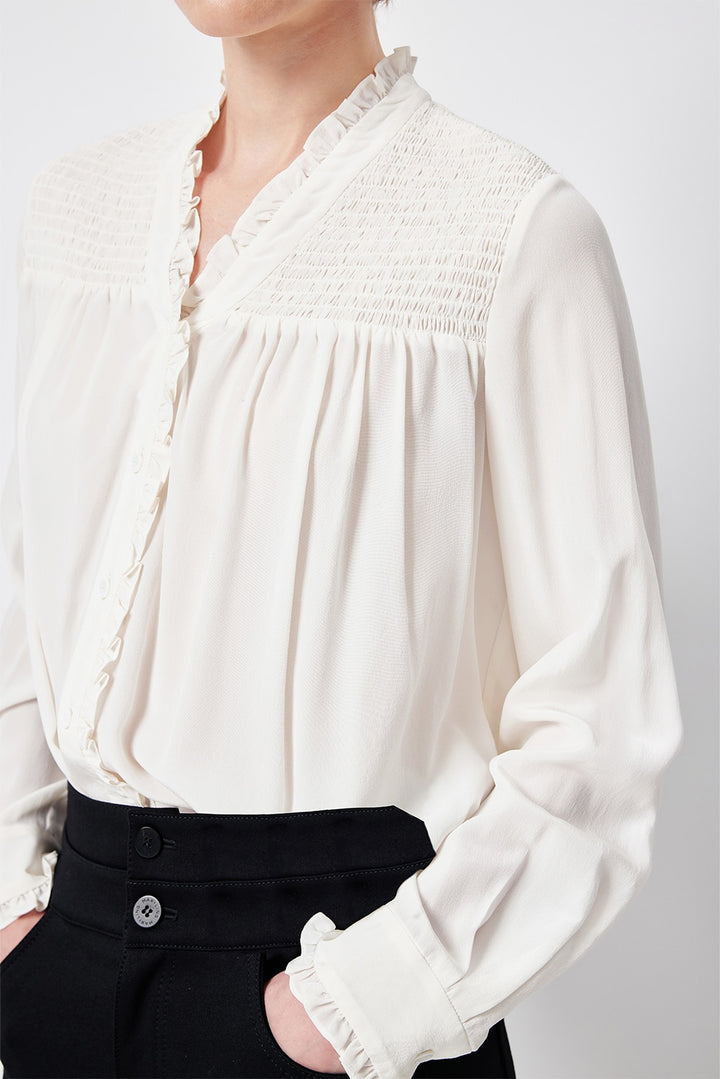 MARYLING Sculpted Silhouette Woven Blouses