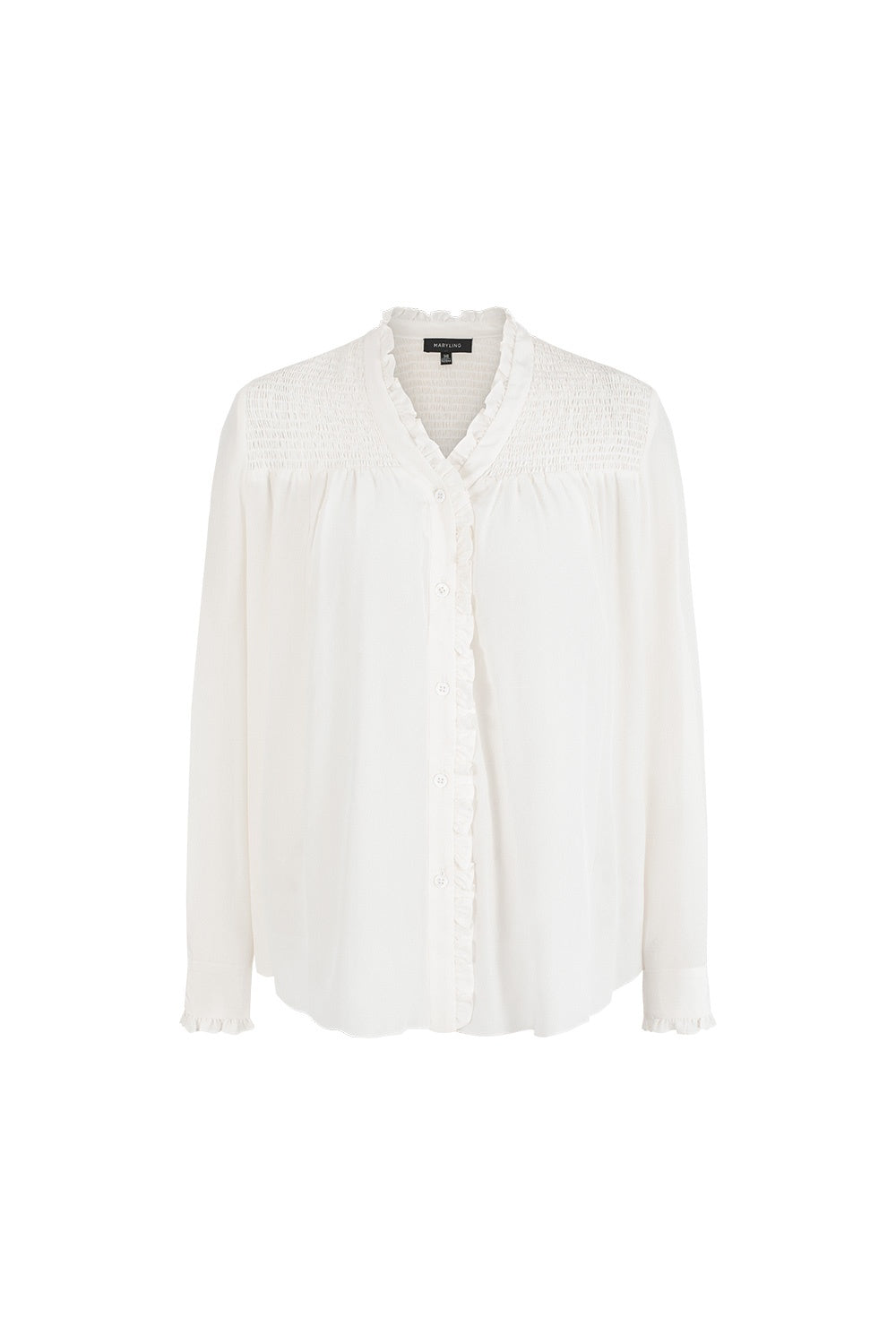 MARYLING Sculpted Silhouette Woven Blouses