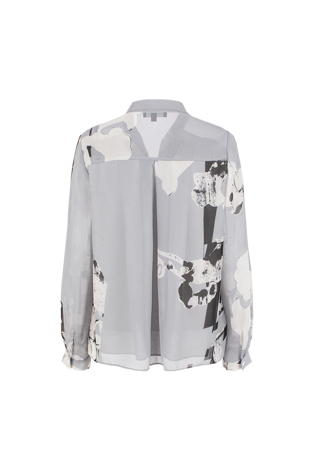 MARYLING Belled Floral Pleated Blouses