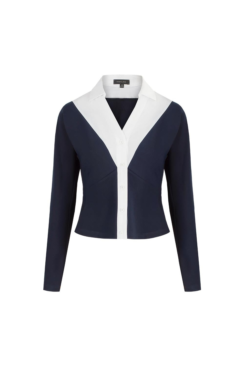 MARYLING Tailored Cropped Contour T-shirts