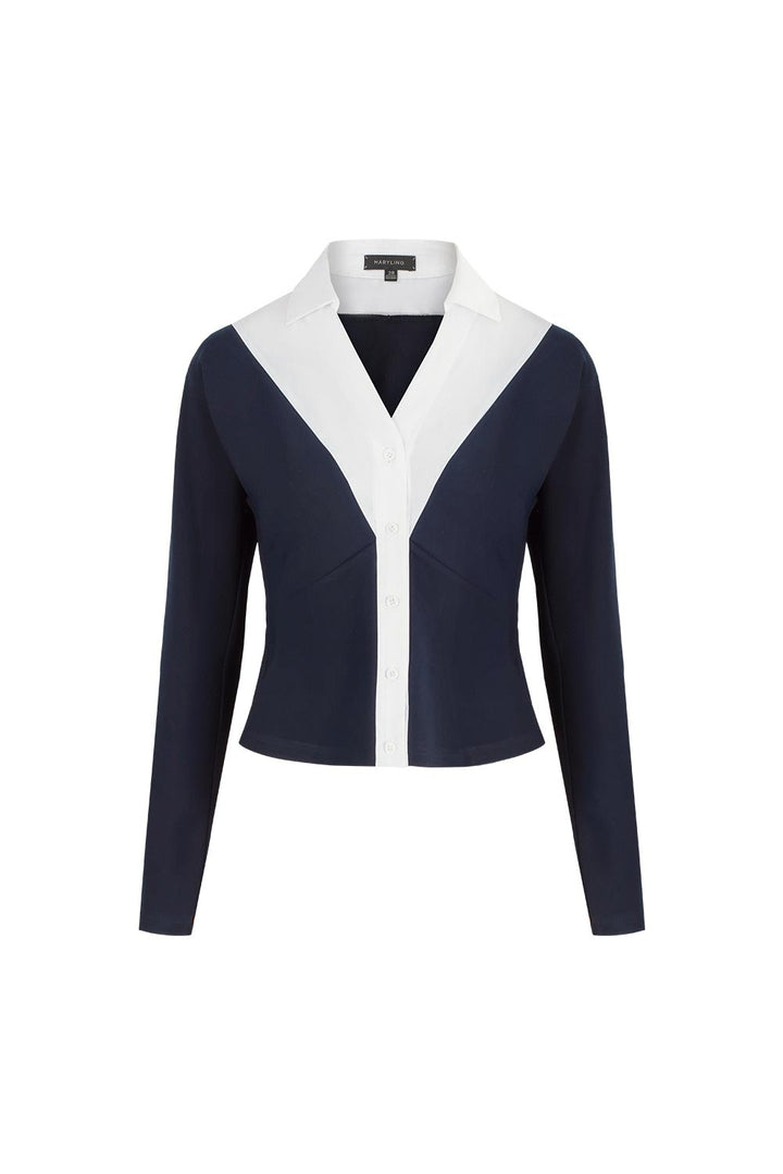 MARYLING Tailored Cropped Contour T-shirts
