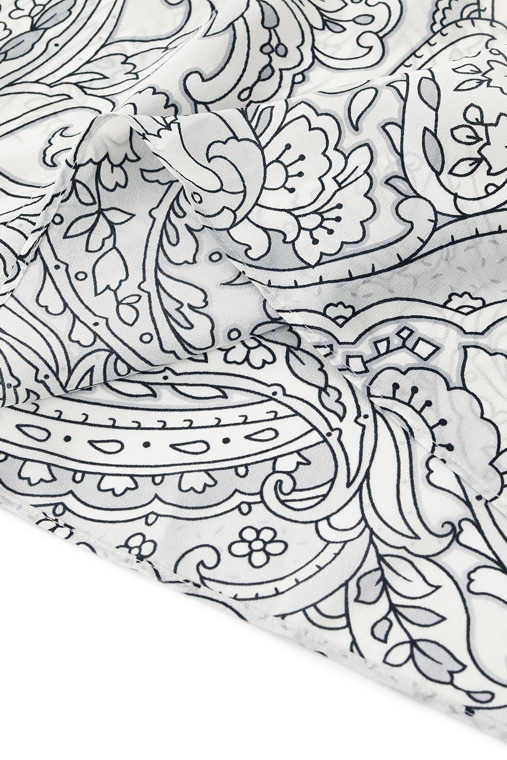 MARYLING Breezy Paisley-Print Relaxed Blouses