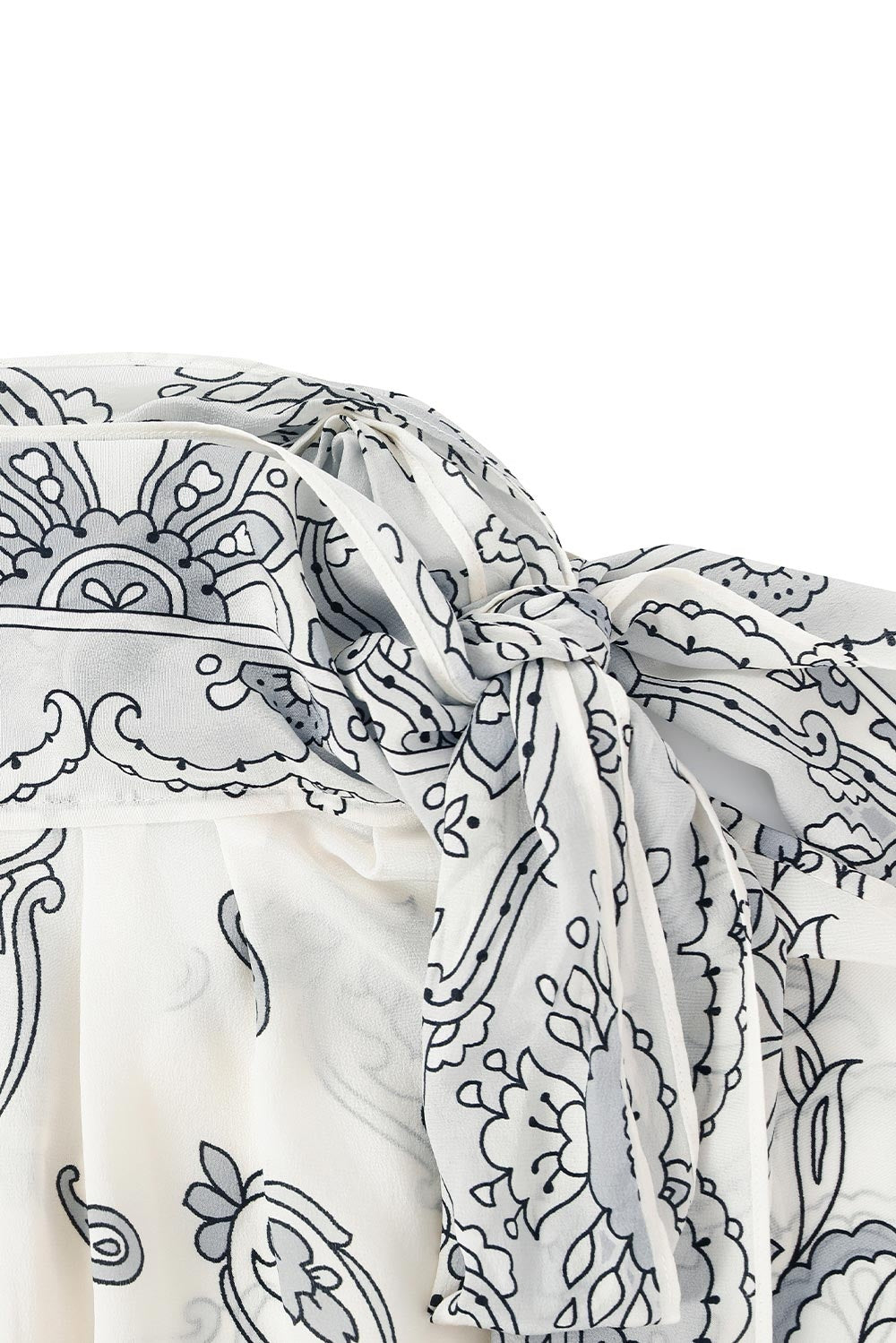 MARYLING Breezy Paisley-Print Relaxed Blouses