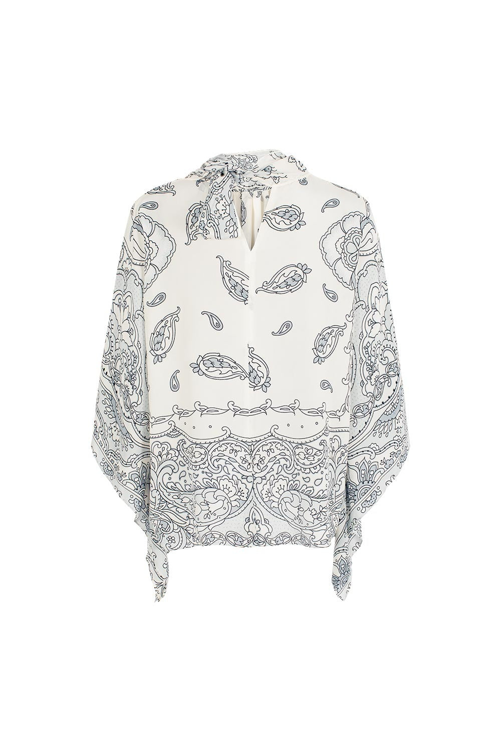 MARYLING Breezy Paisley-Print Relaxed Blouses
