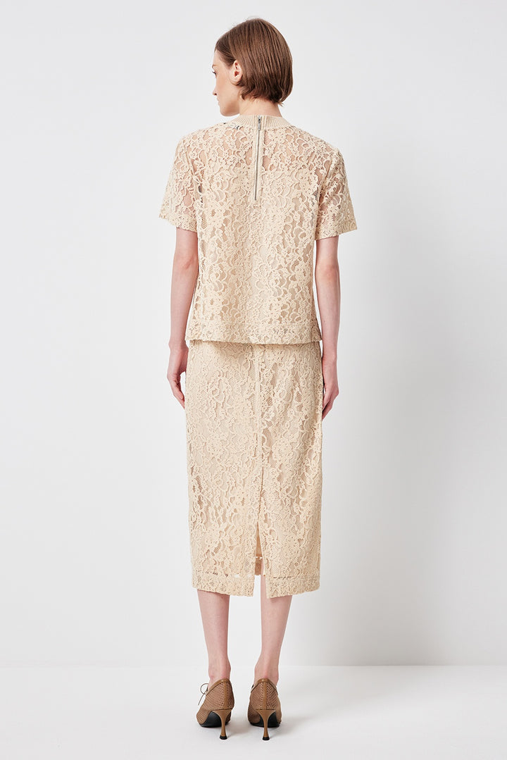 MARYLING Cream Relaxed Blouses