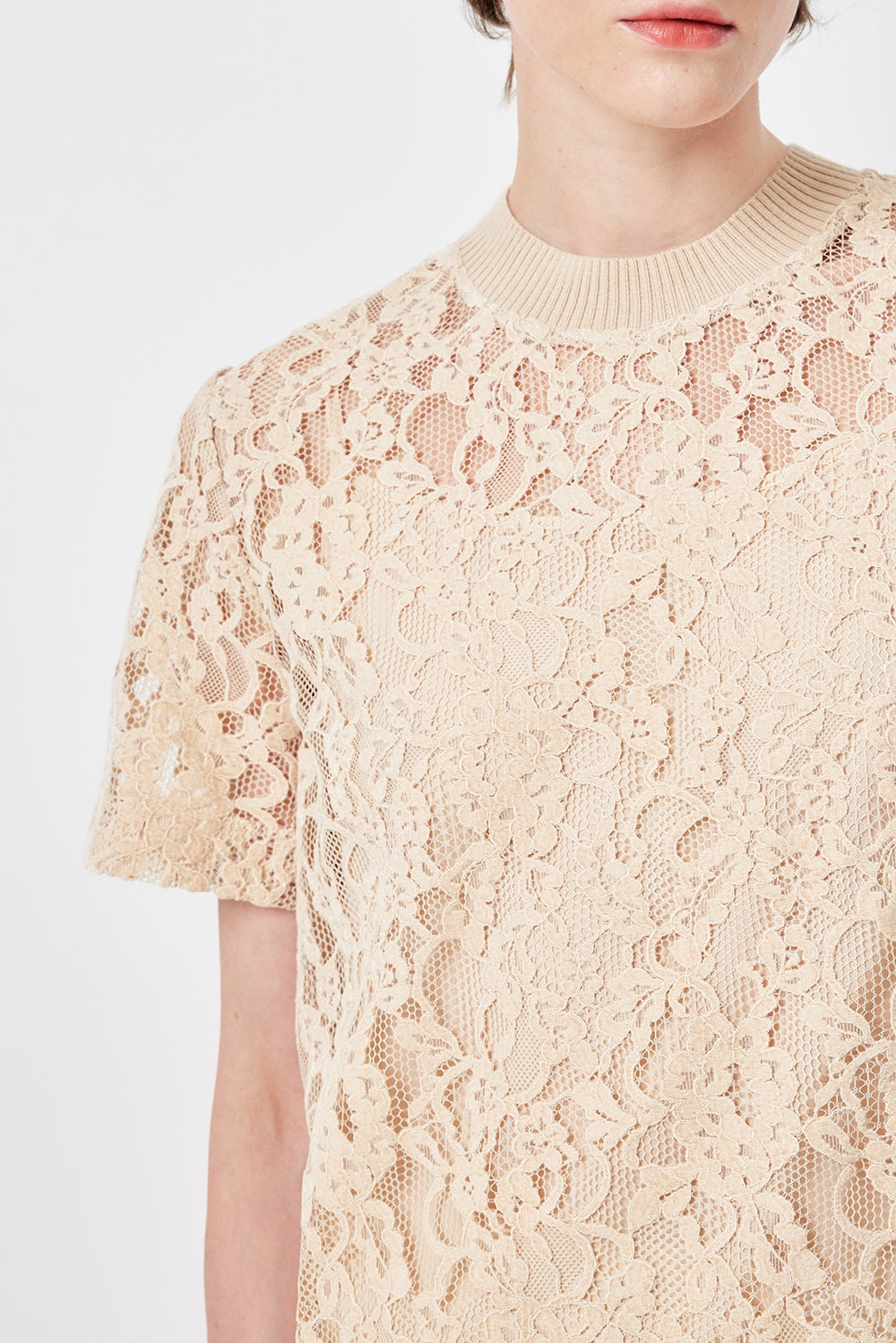 MARYLING Cream Relaxed Blouses