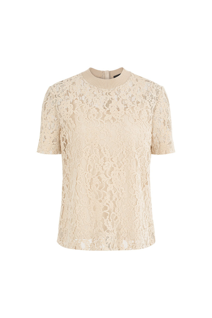 MARYLING Cream Relaxed Blouses