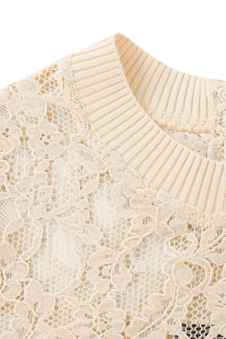 MARYLING Cream Relaxed Blouses