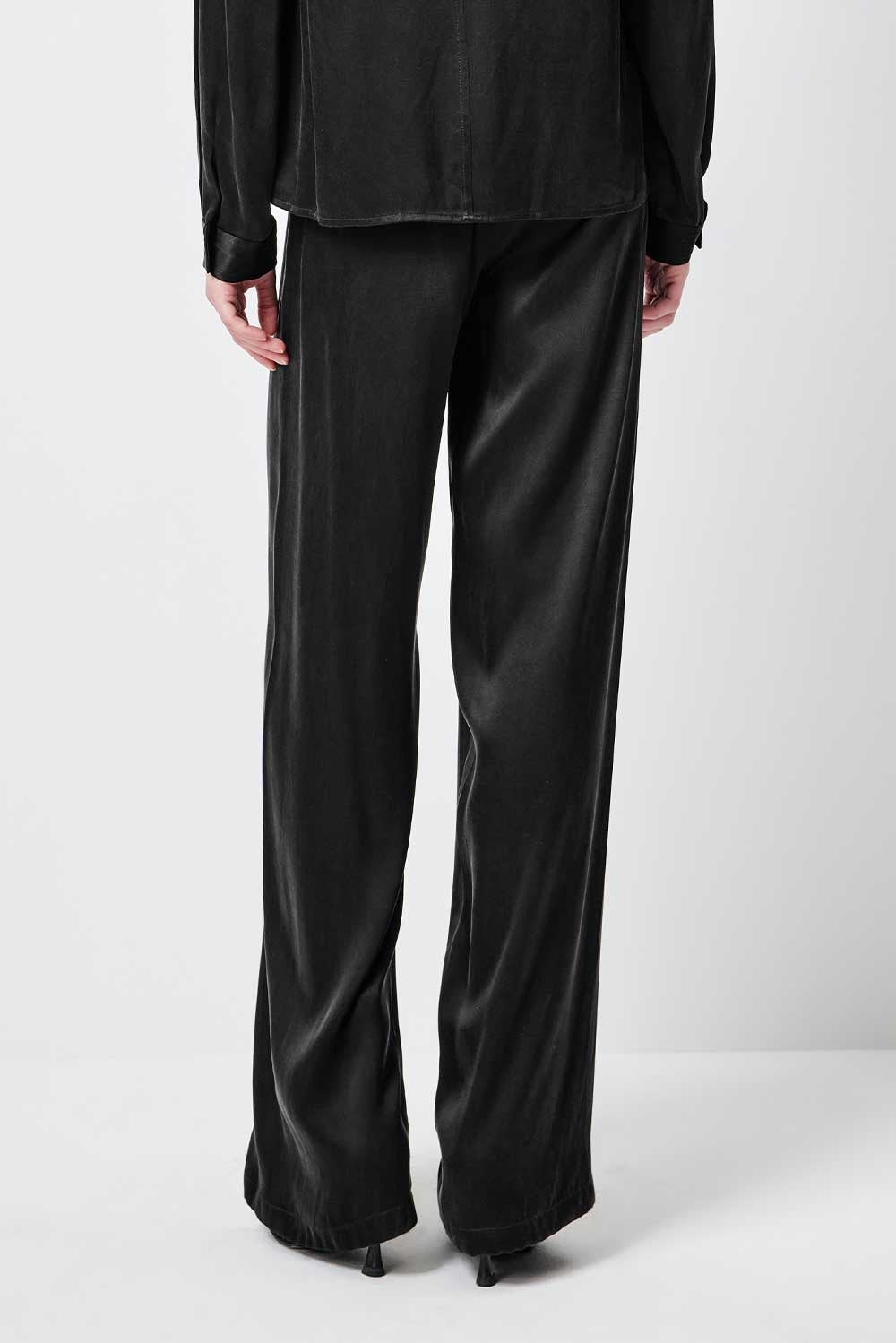 MARYLING Wide-Leg with Draped Silhouette Trousers