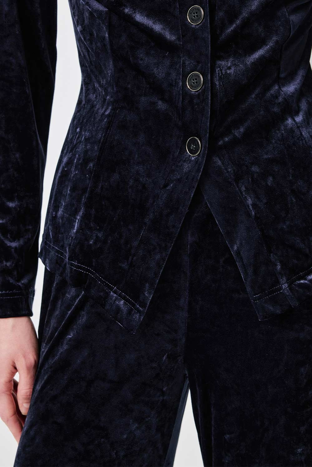 MARYLING Midnight Sculpted Tailored Trousers
