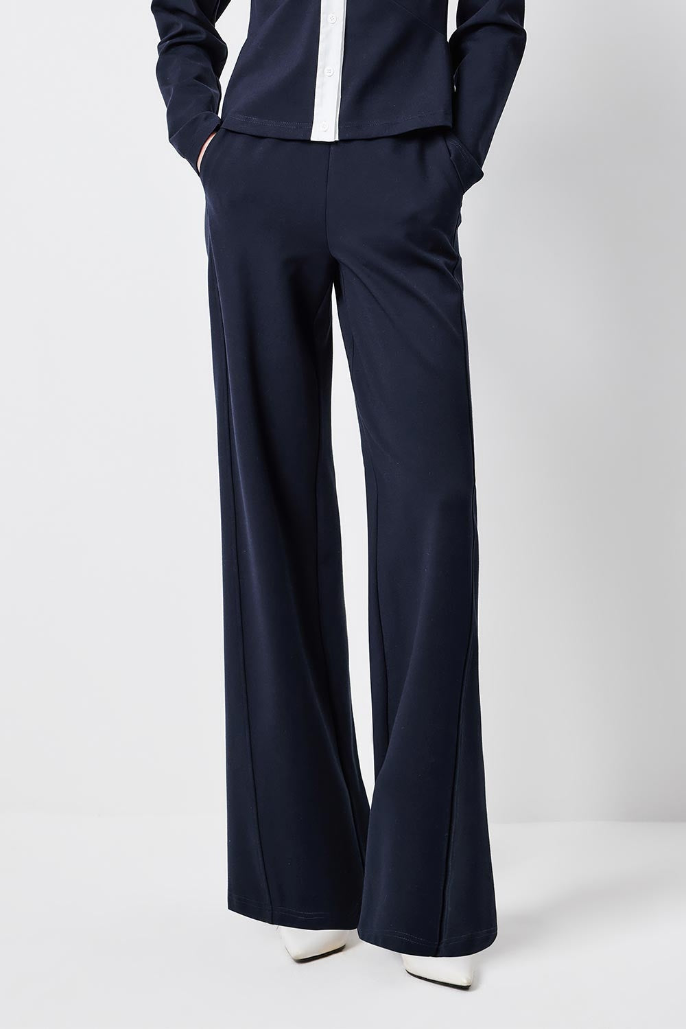 MARYLING Sculpted High-Rise Tailored Trousers