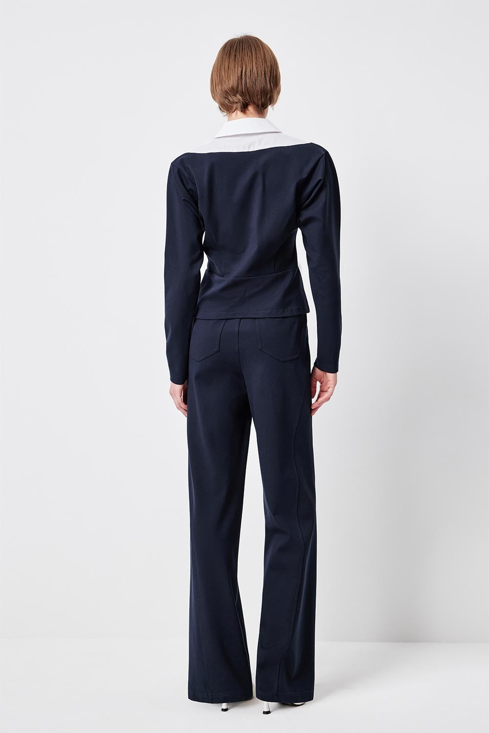 MARYLING Sculpted High-Rise Tailored Trousers
