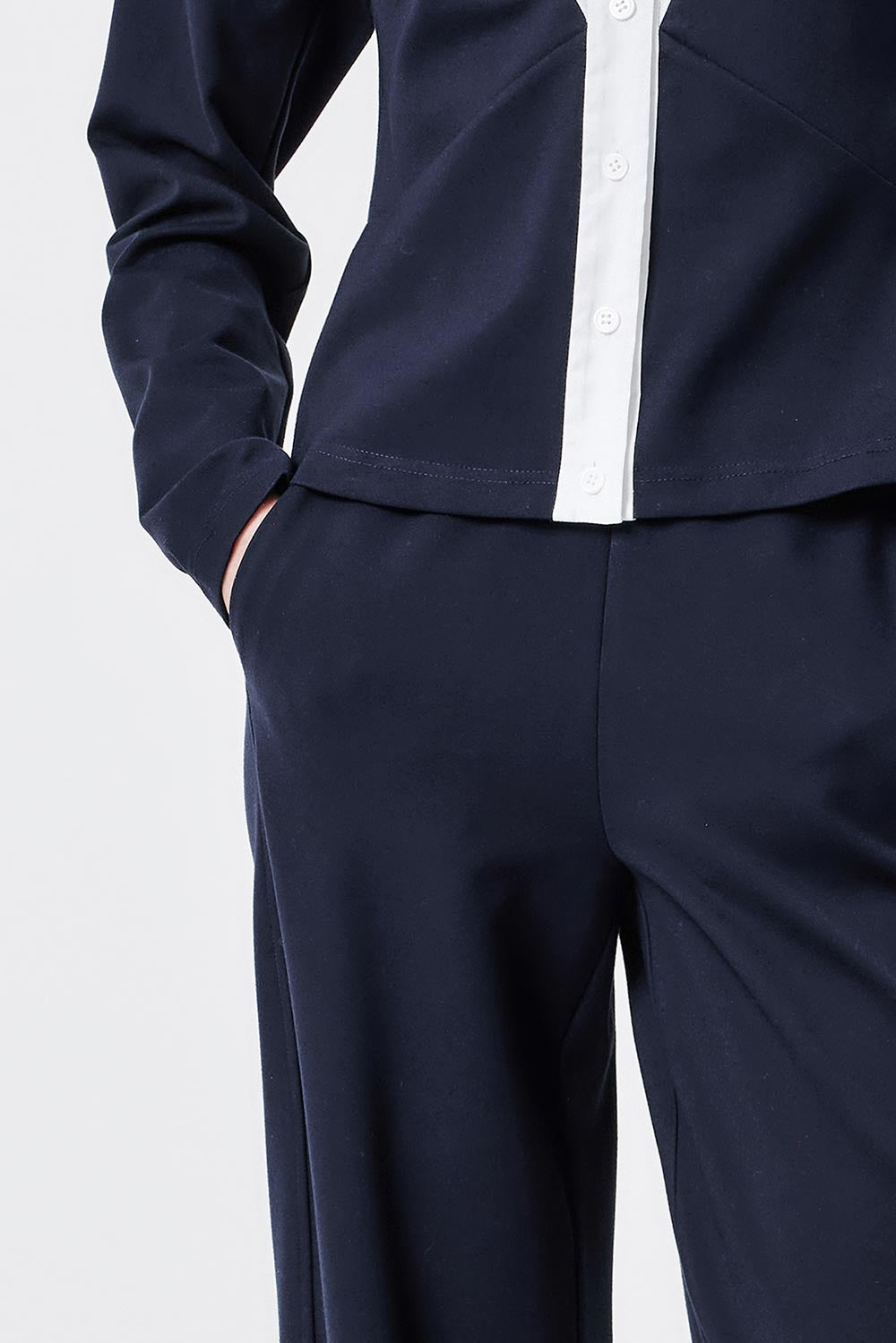 MARYLING Sculpted High-Rise Tailored Trousers